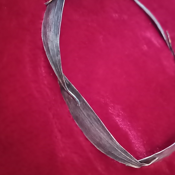 Silver Seasons Michael Michaud 925 Silver Eucalyptus Leaf Collar Necklace - Picture 5 of 7